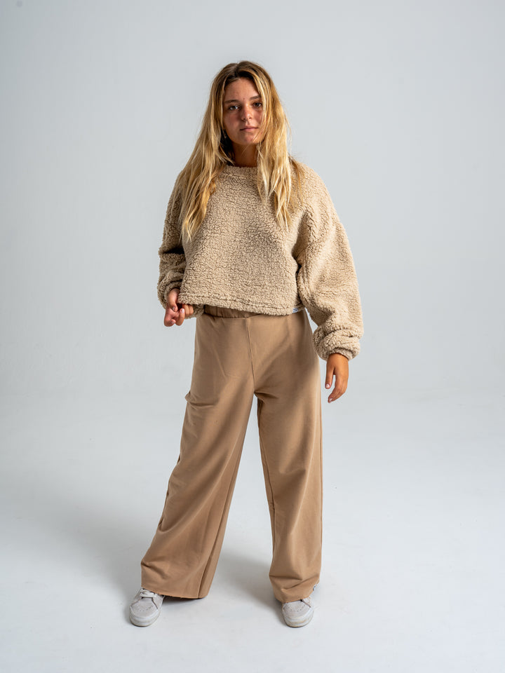 Calça Pantacourt Mostarda