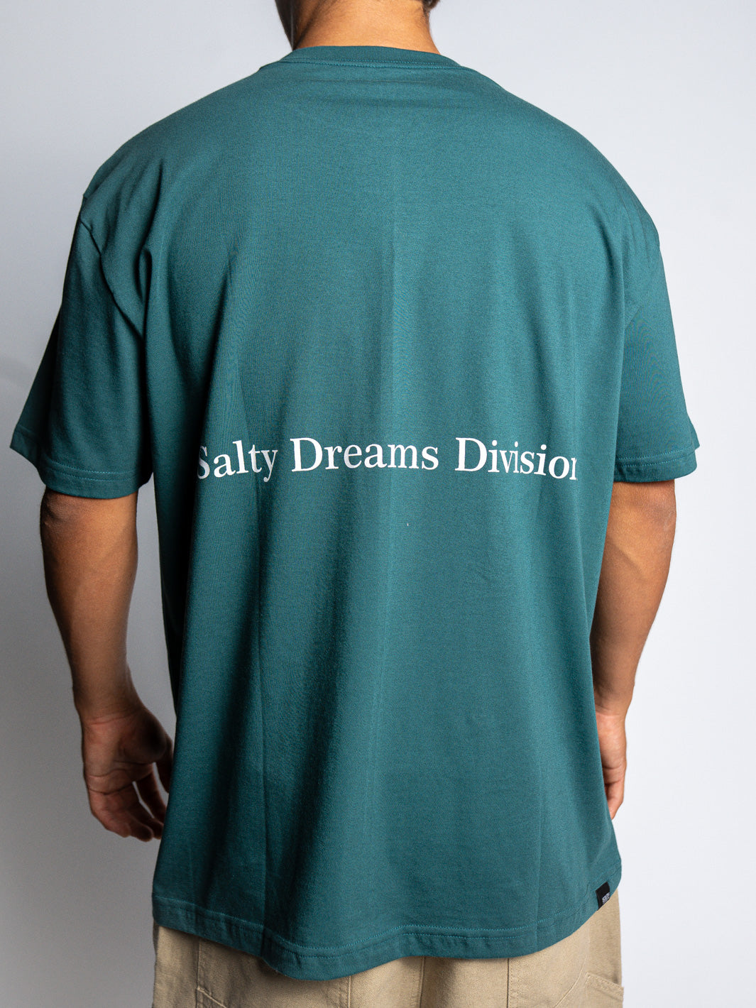 その他 SalsatioRound NeckT-Shirt Dusky Green XS Camiseta Premium Oversized 