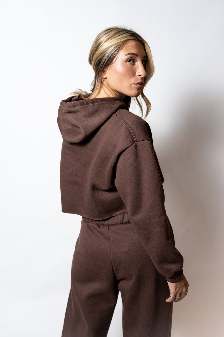 Moletom Cropped "Chocolate Cake"
