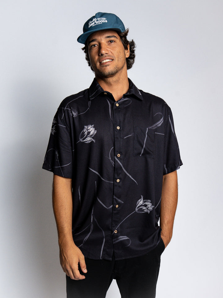 Camisa Manga Curta "Sol Negro"