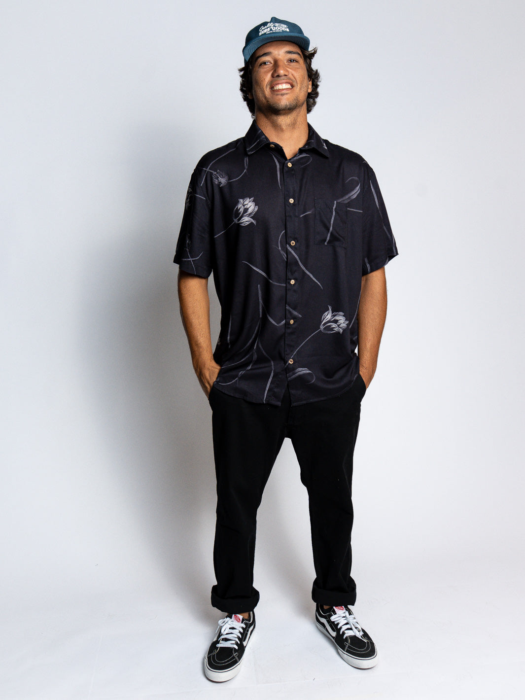 Camisa Manga Curta "Sol Negro"