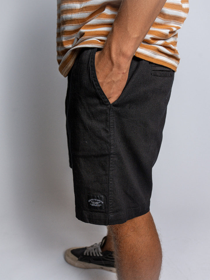 Walkshorts "Black Relax"
