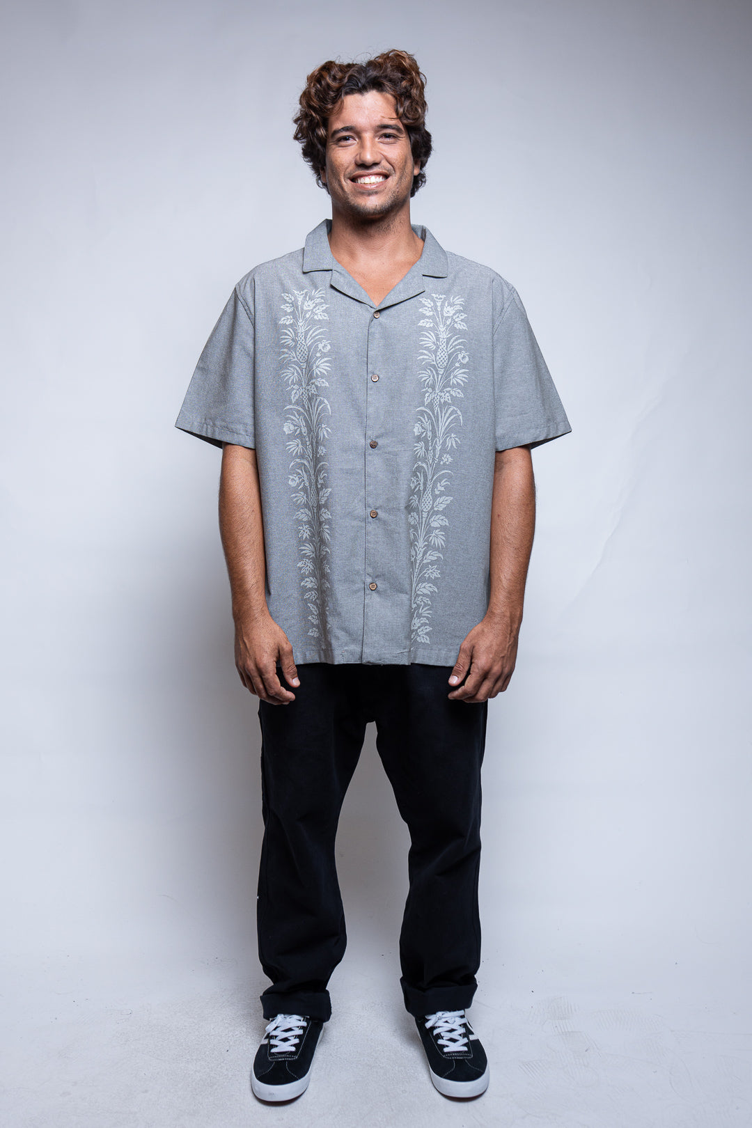 Camisa Manga Curta "Guyabera"