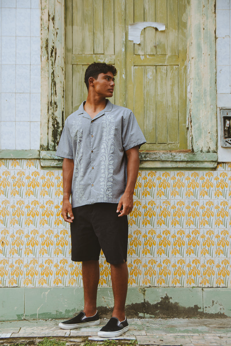 Camisa Manga Curta "Guyabera"