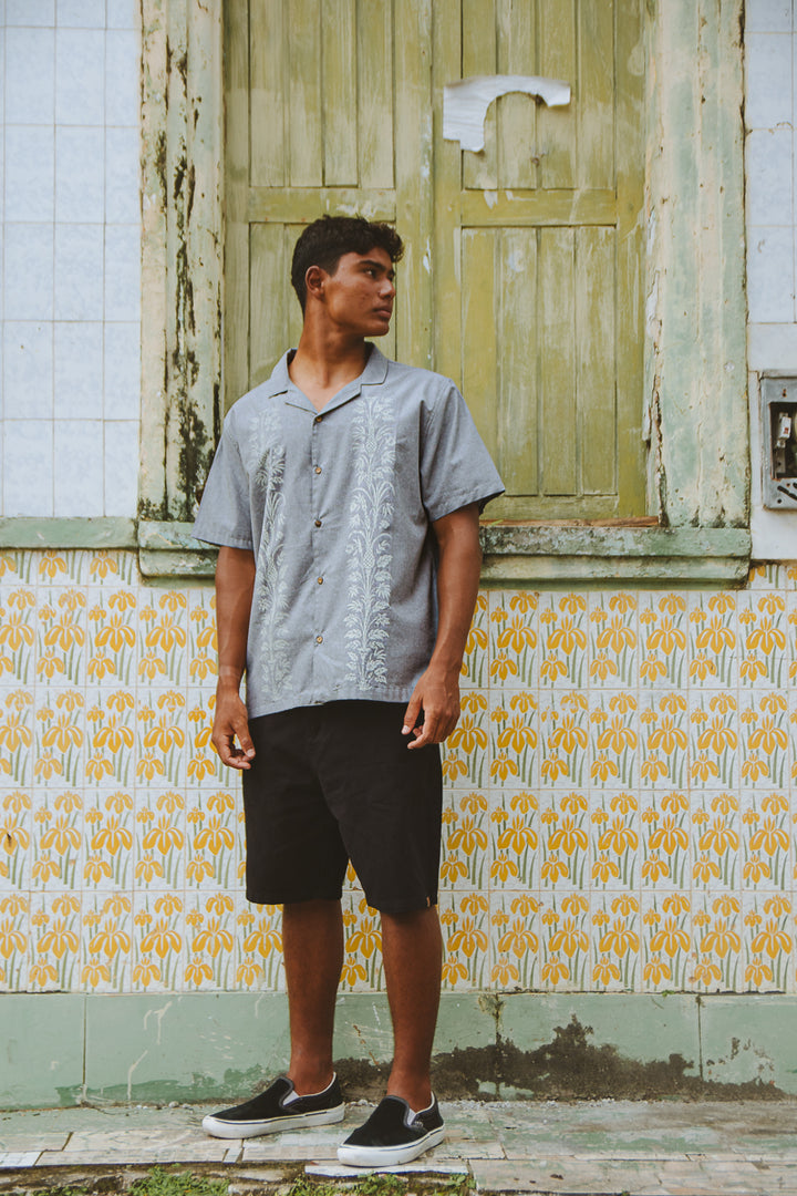 Camisa Manga Curta "Guyabera"