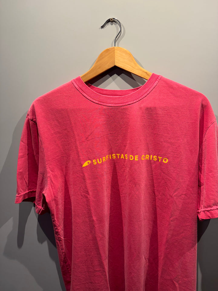 Camiseta "SCB" Washed Red