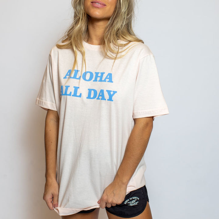 Camiseta "Aloha All Day" Feminino