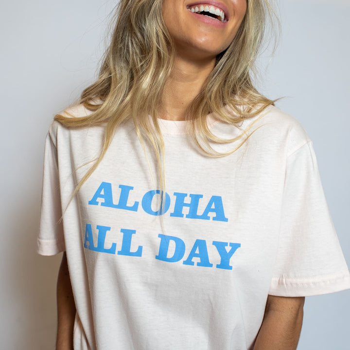 Camiseta "Aloha All Day" Feminino