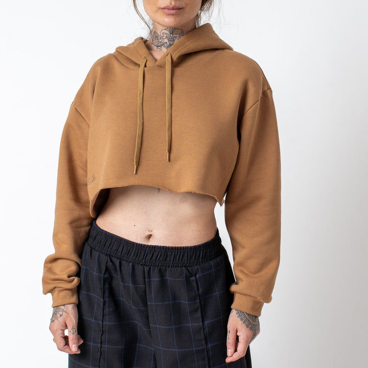 Moletom Cropped "Caramel"