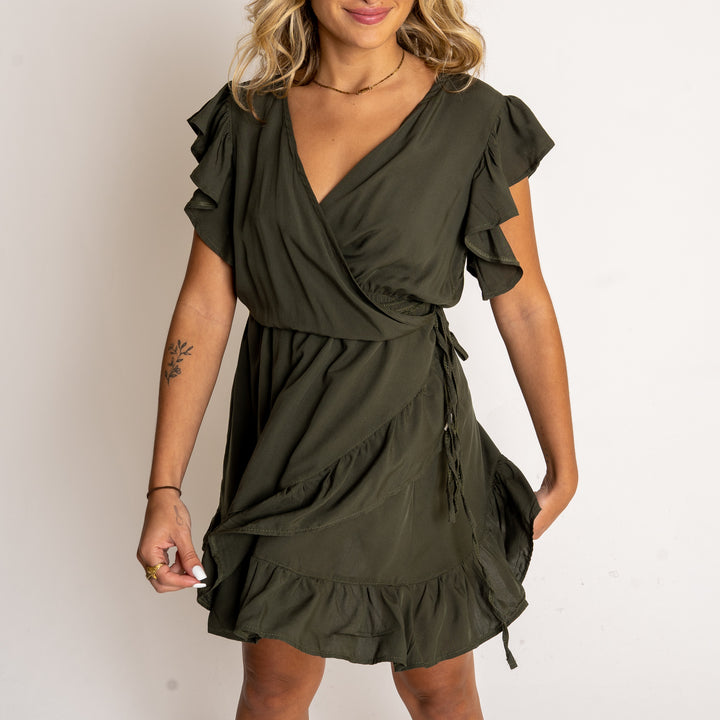 Vestido Babados "Green"