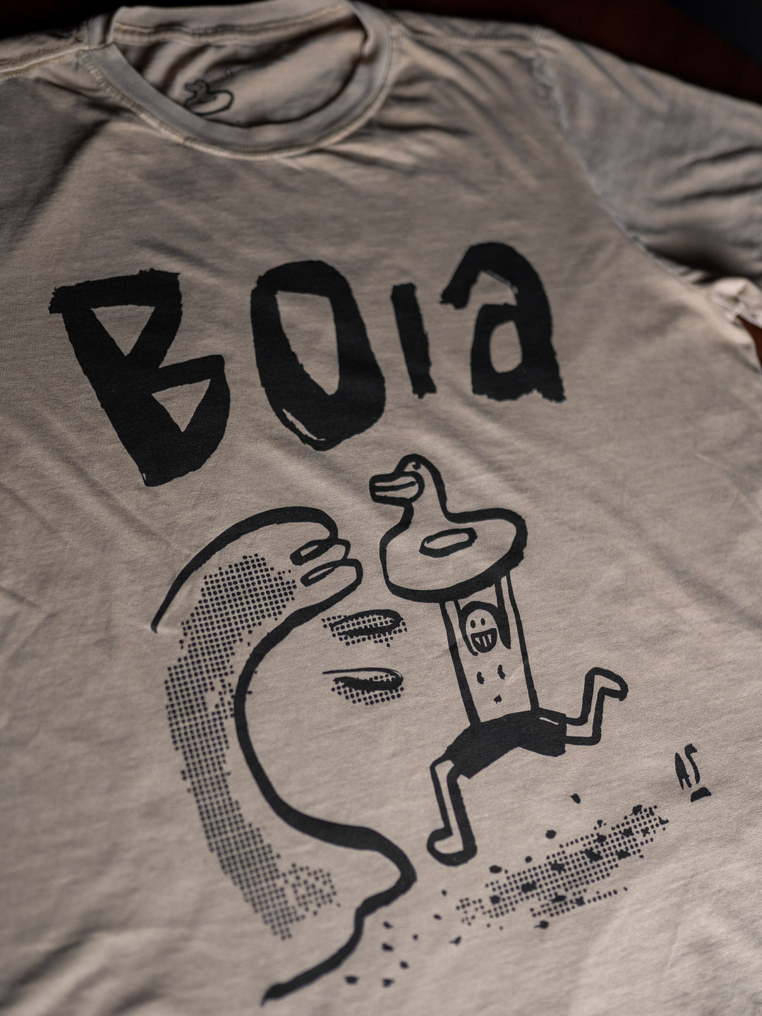 Camiseta Boia 01 Caramelo