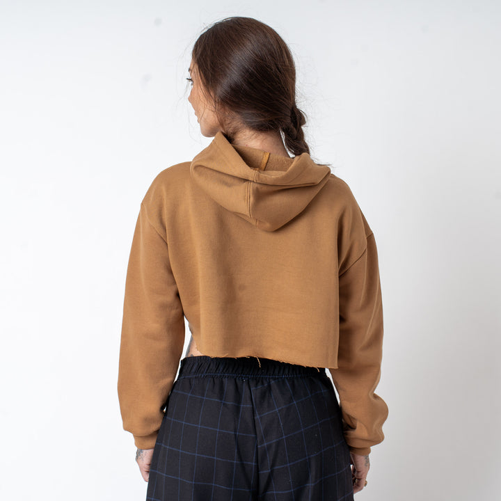 Moletom Cropped "Caramel"